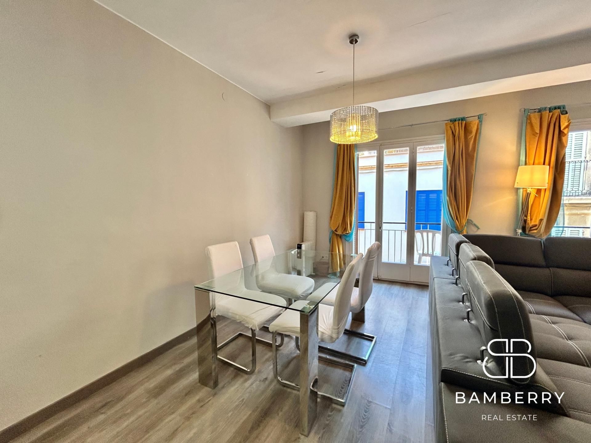 Dining room of Flat to rent in Sitges  with Parquet flooring and Balcony