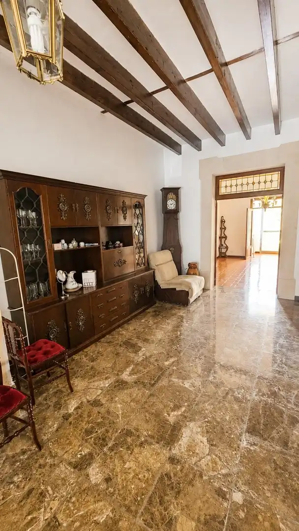 Wohnzimmer von Haus oder Chalet zum Verkauf in Llucmajor mit Privatgarten, Terrasse und Abstellraum