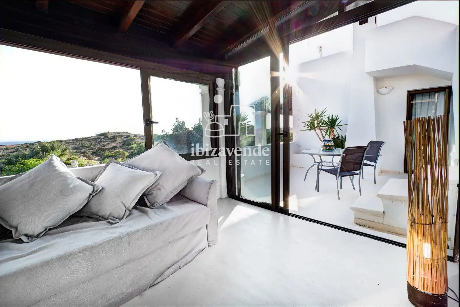 Terrace of Houses for sale in Santa Eulària des Riu  with Air Conditioner, Private garden and Terrace
