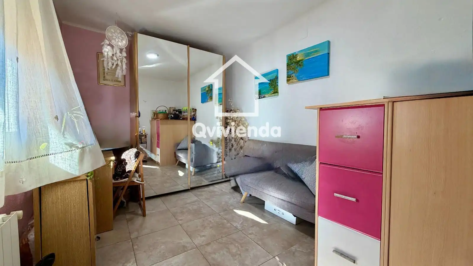 Bedroom of Flat for sale in Terrassa  with Air Conditioner, Heating and Terrace