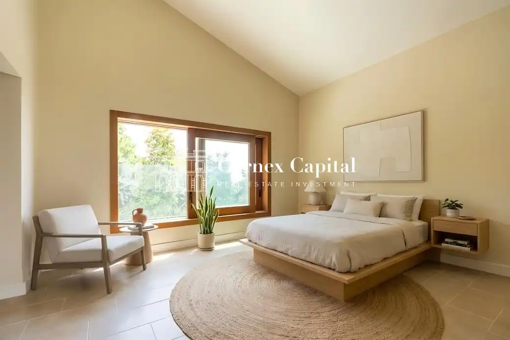 Bedroom of Houses for sale in Sant Andreu de Llavaneres  with Air Conditioner, Heating and Private garden