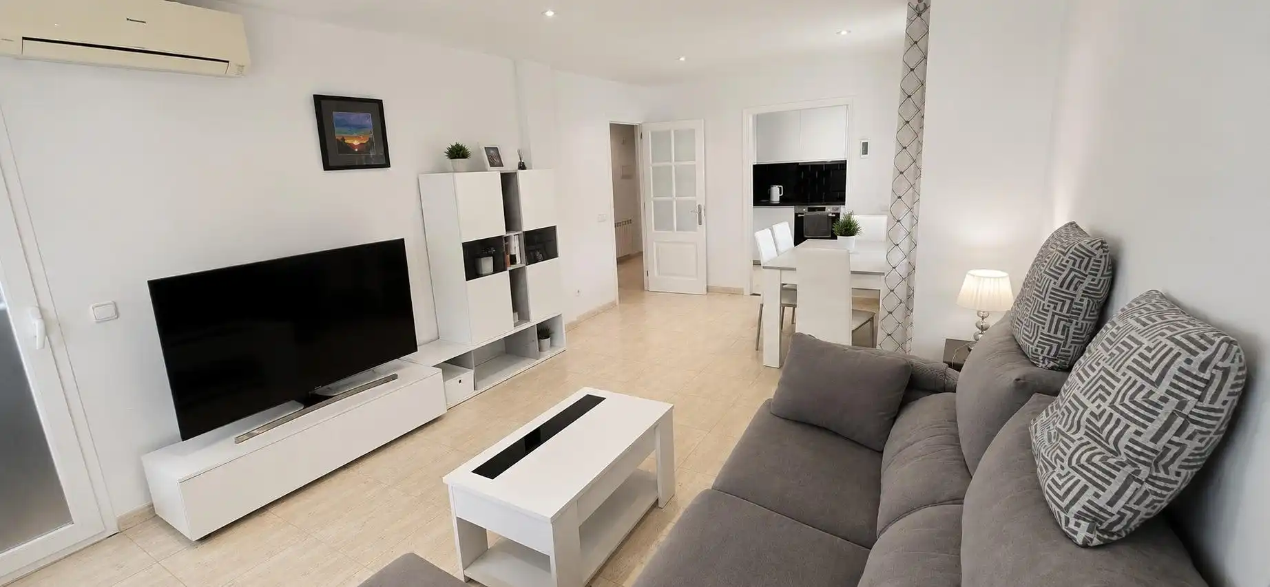 Sala d'estar de Apartament en venda en Calvià amb Aire condicionat, Calefacció i Terrassa