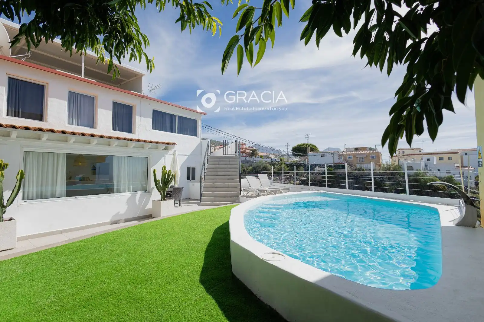 Piscina de Casa adosada en venda en Adeje amb Jardí privat, Terrassa i Traster