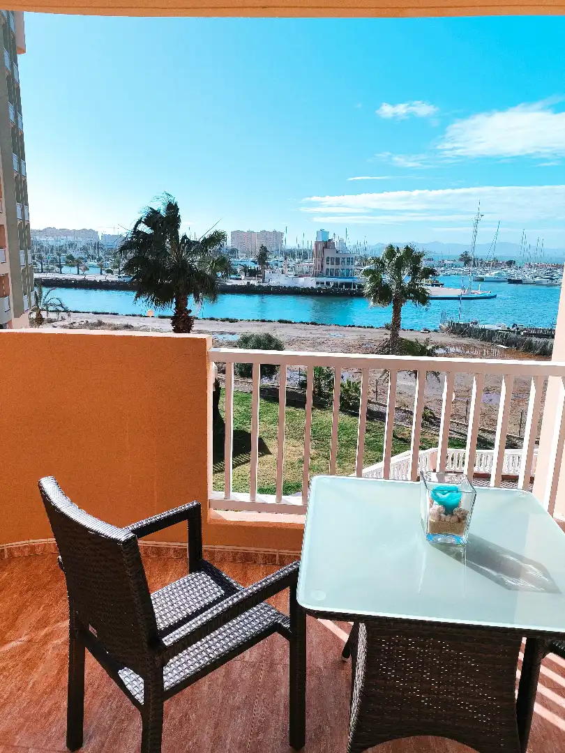 Balcony of Apartments for sale in La Manga del Mar Menor  with Air Conditioner, Heating and Terrace