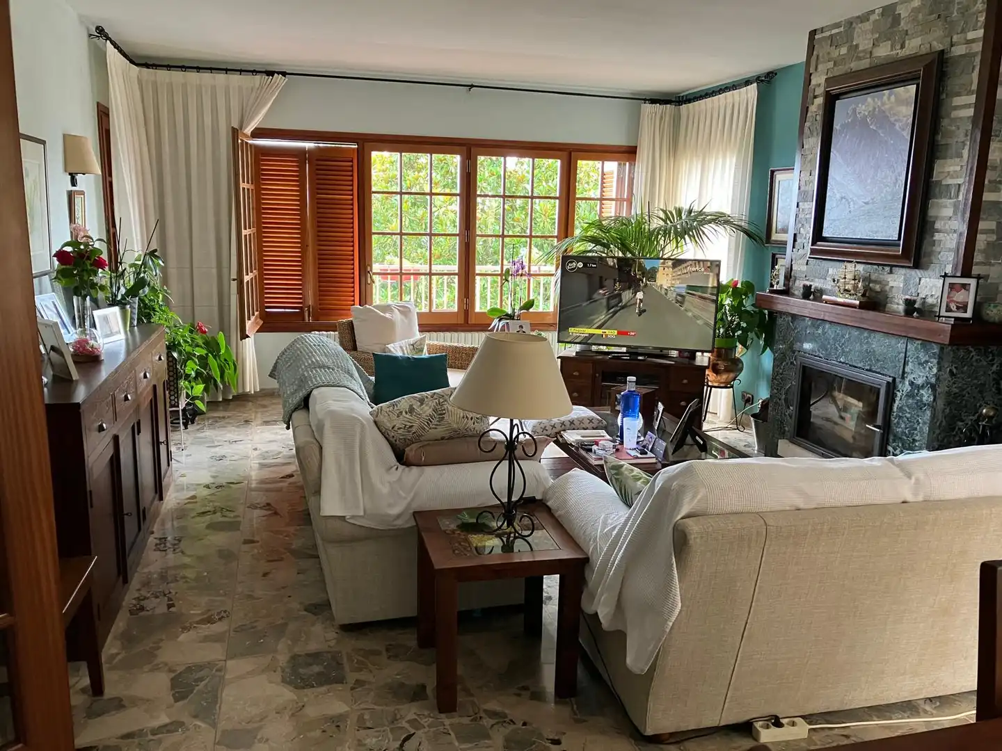 Sala de estar de Casa o chalet en venta en Berga con Amueblado