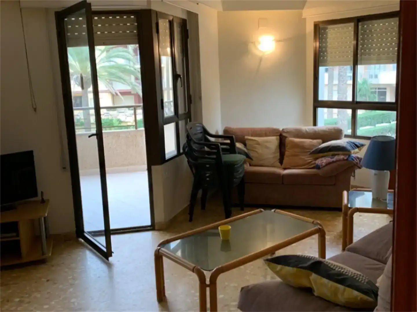 Living room of Flat for sale in Sueca  with Private garden, Swimming Pool and Furnished
