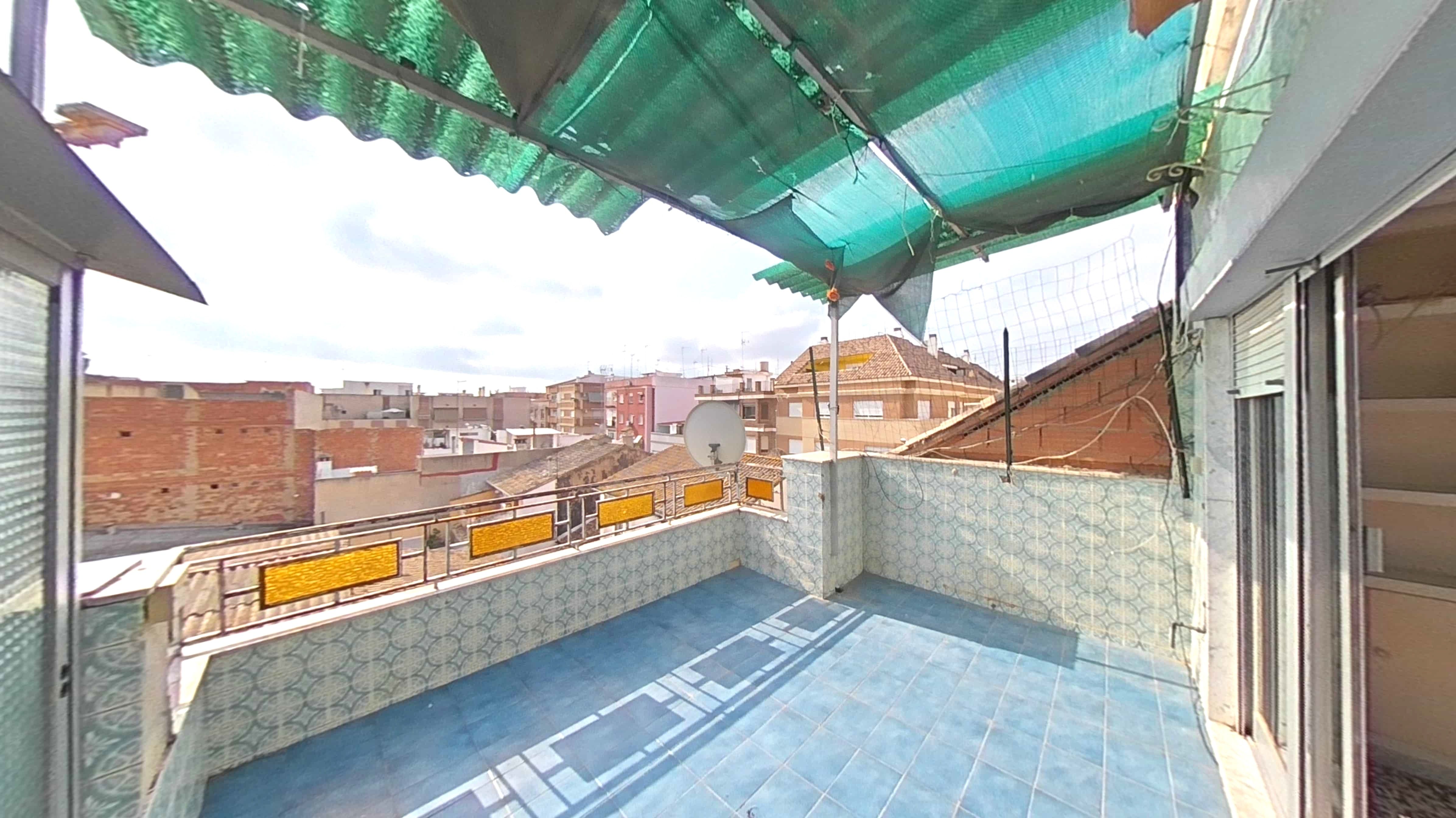 Terrace of Flat for sale in Benetússer  with Air Conditioner