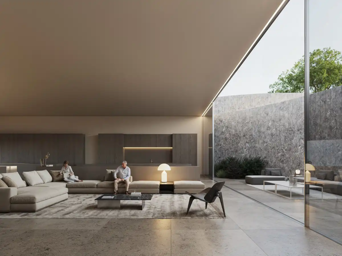 Living room of Houses for sale in Vilalba  with Air Conditioner, Private garden and Terrace