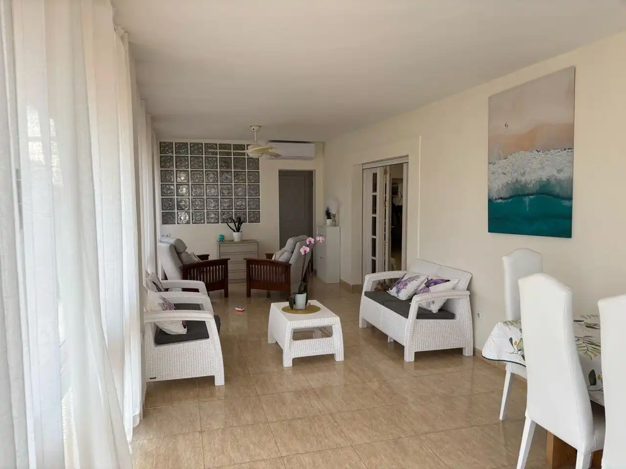 Sala de estar de Casa o chalet en venta en La Manga del Mar Menor con Aire acondicionado, Calefacción y Jardín privado