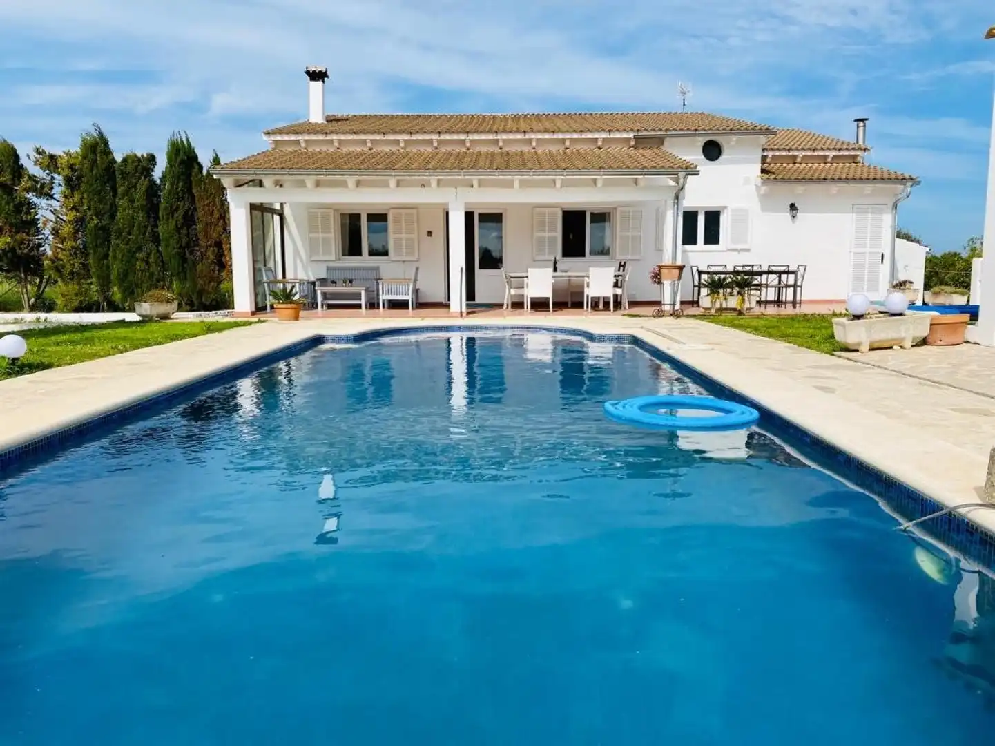 Piscina de Casa o chalet de alquiler en Sa Pobla con Aire acondicionado, Calefacción y Jardín privado