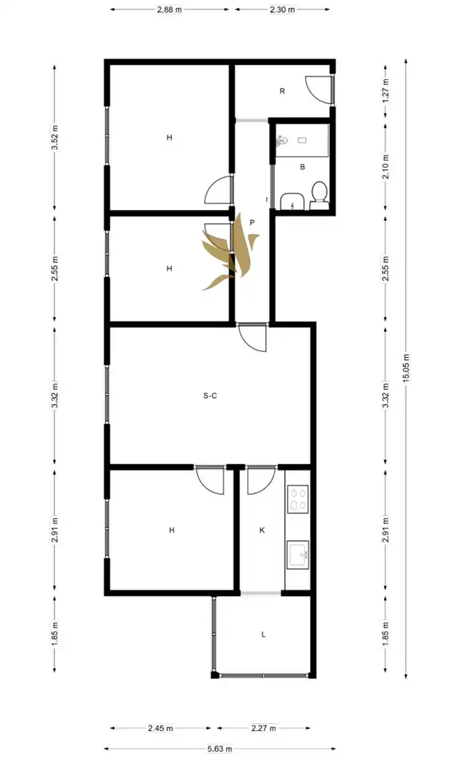 Piso en venta en Badalona