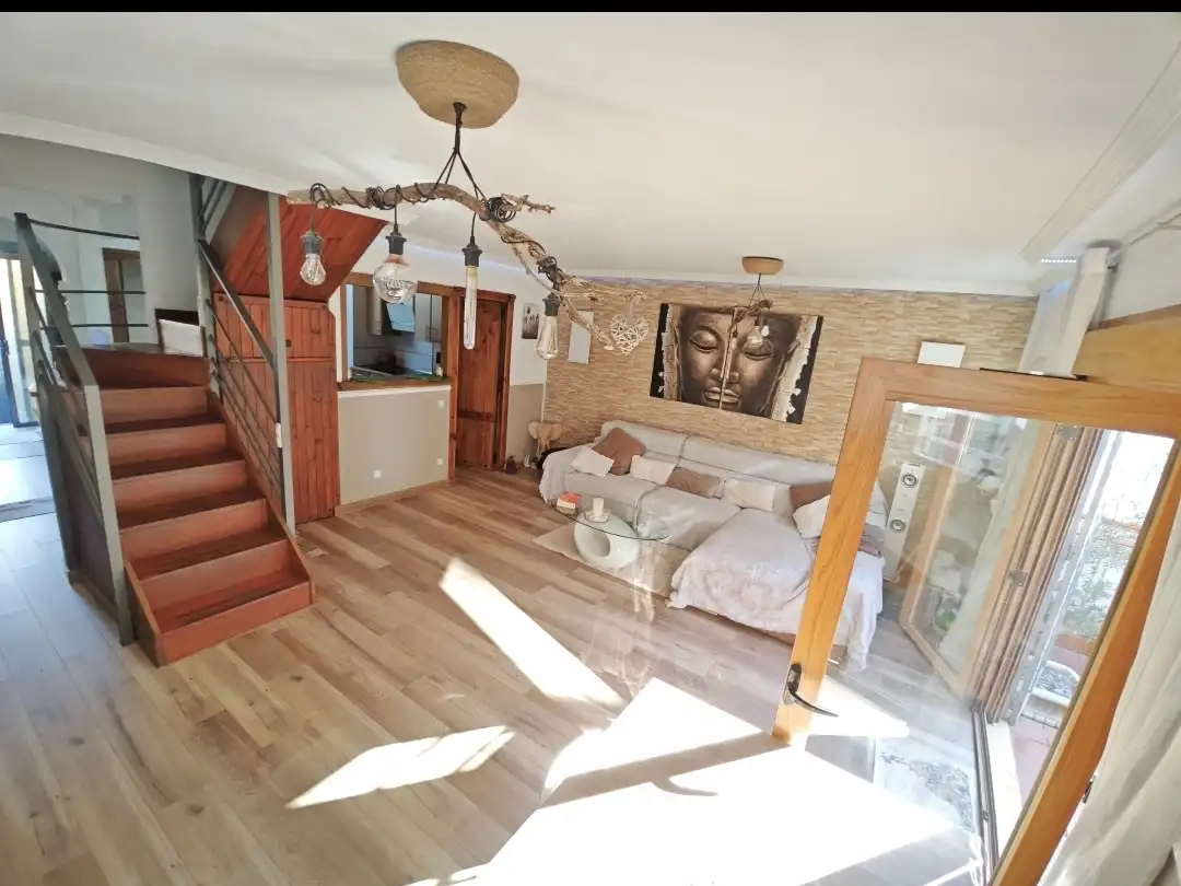 Living room of Detached homes for sale in Móstoles  with Air Conditioner, Heating and Private garden