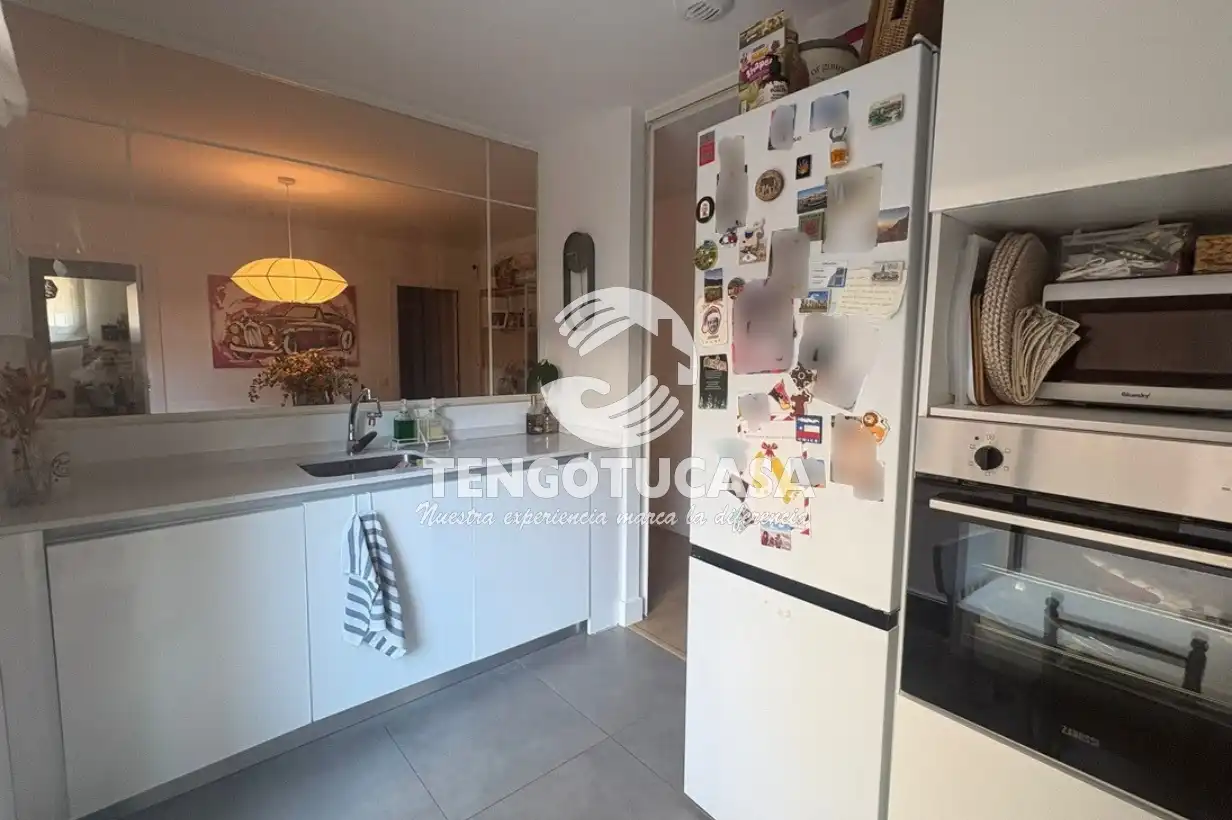 Küche von Wohnung zur Miete in Madrid mit Klimaanlage, Heizung und Privatgarten