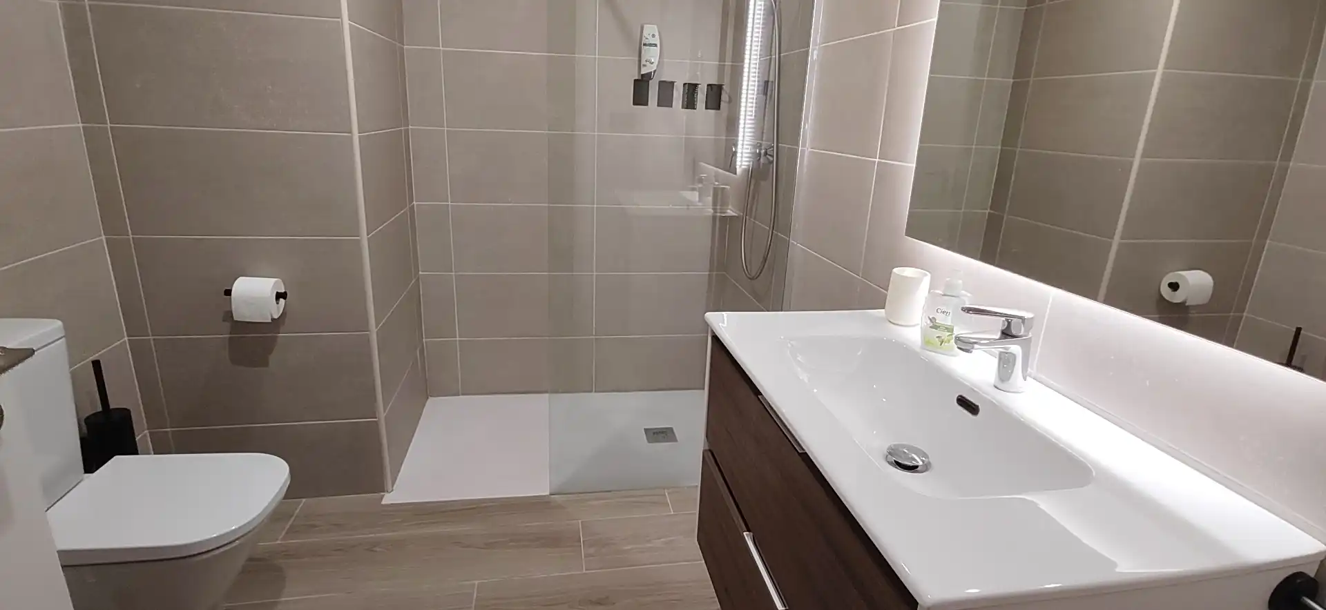 Badezimmer von Maisonette zum Verkauf in L'Armentera mit Klimaanlage und Terrasse