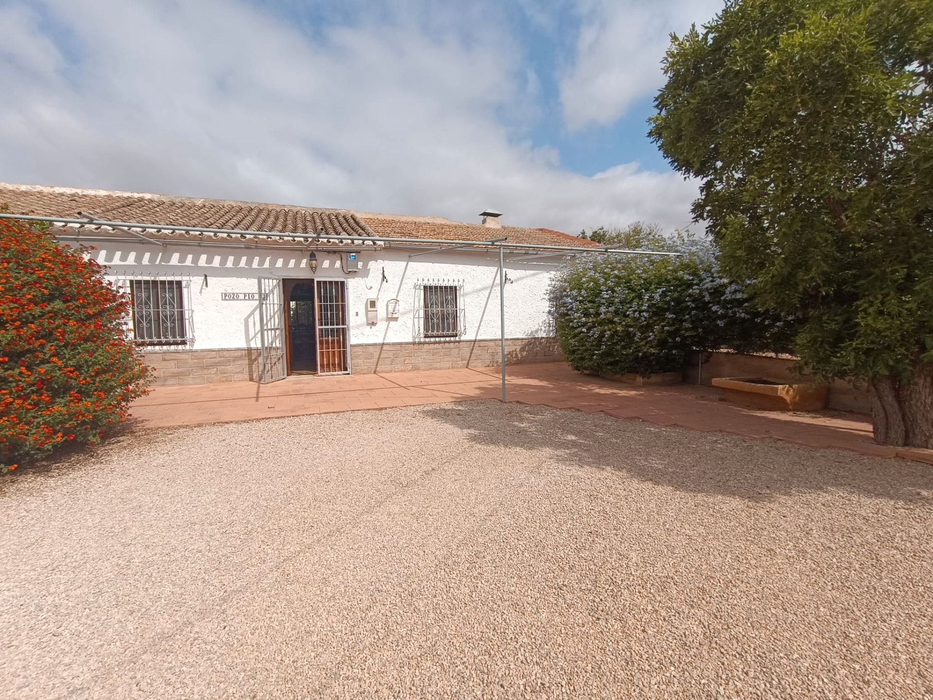 Vista exterior de Finca rústica en venda en Fuente Álamo de Murcia amb Aire condicionat, Calefacció i Jardí privat