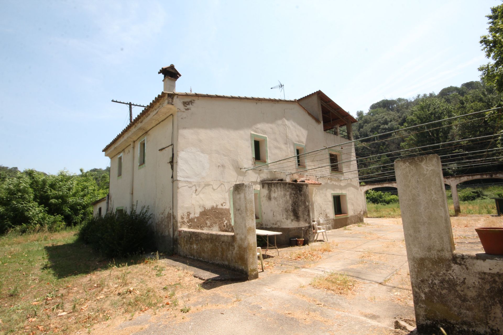 Vista exterior de Finca rústica en venta en Bescanó con Calefacción, Terraza y Trastero