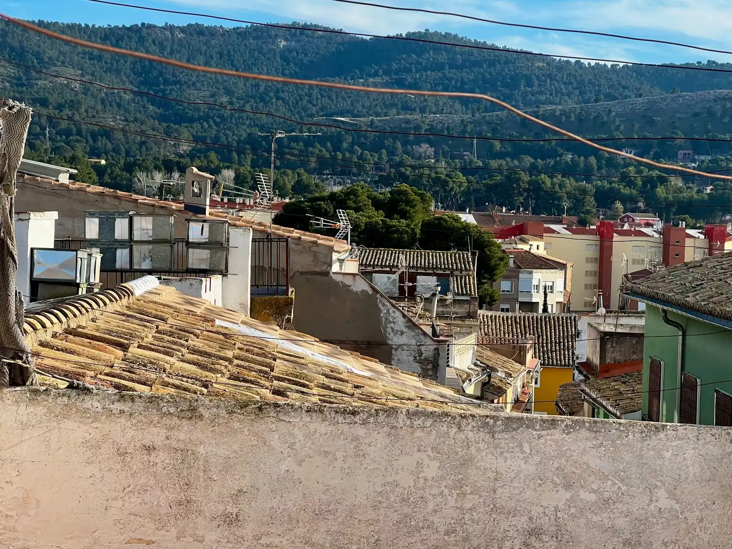 Vista exterior de Finca rústica en venta en Biar con Calefacción, Terraza y Trastero