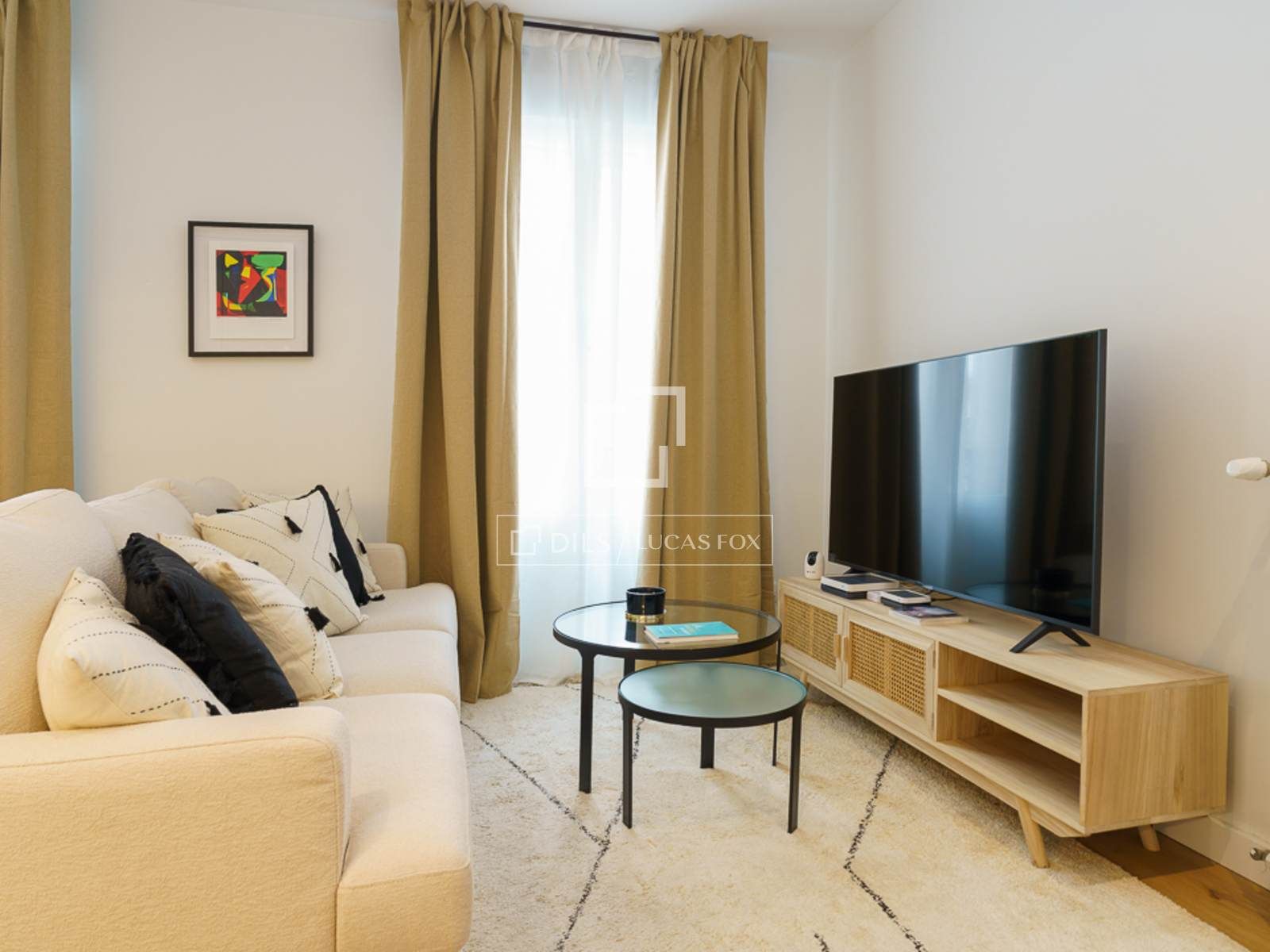 Living room of Flat for rent in Málaga Capital  with Air Conditioner and Furnished