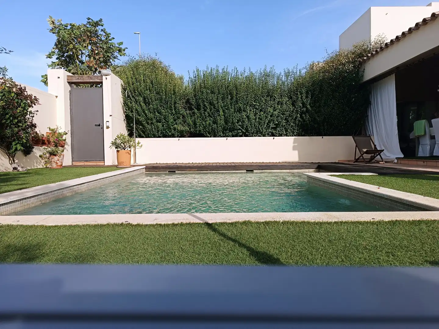 Piscina de Casa adosada en venta en Puerto Real con Aire acondicionado, Jardín privado y Parquet