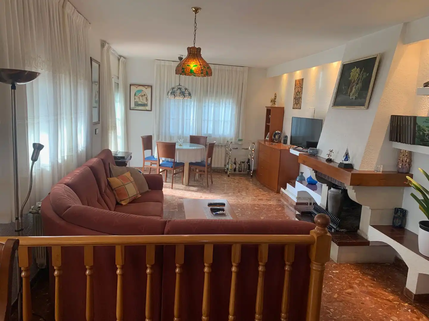 Sala d'estar de Casa o xalet en venda en Torredembarra amb Aire condicionat, Calefacció i Jardí privat