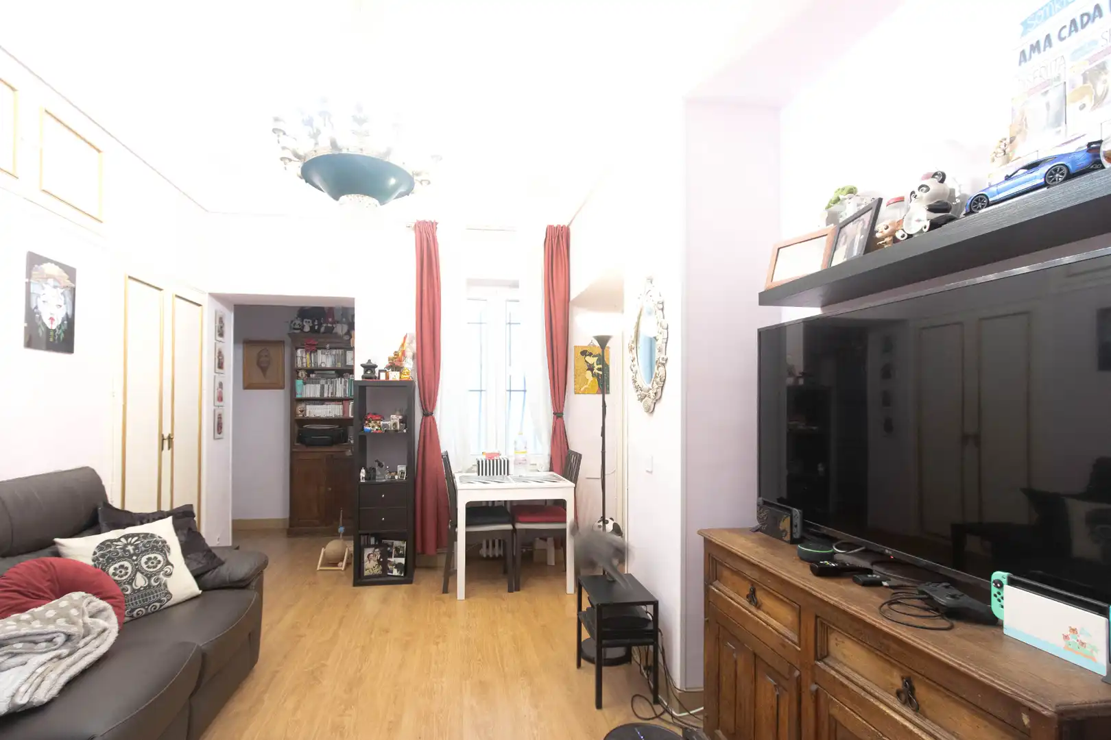 Sala d'estar de Pis en venda en Madrid amb Aire condicionat, Terrassa i Traster