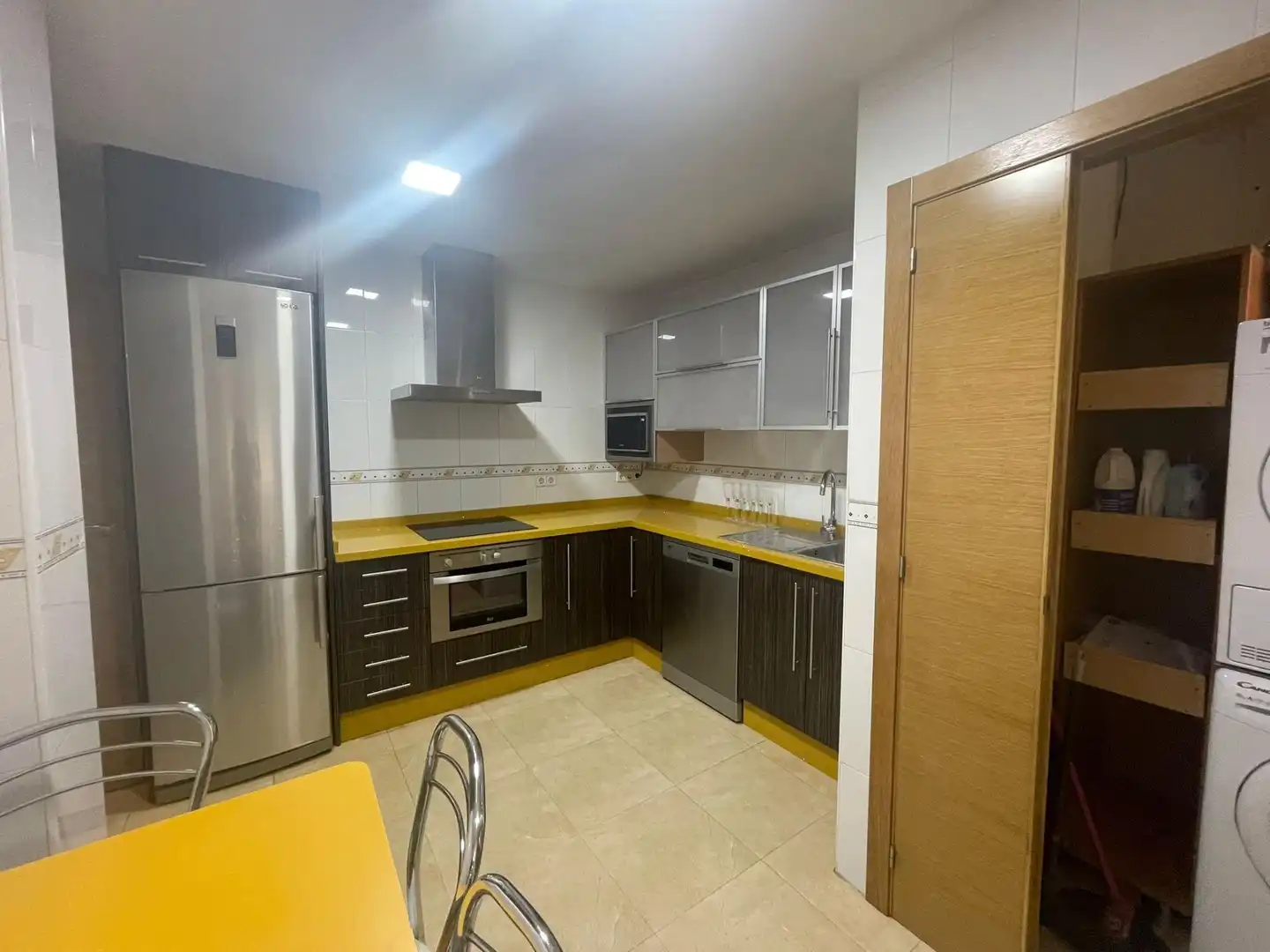 Kitchen of Flat for rent in Murcia  with Air Conditioner, Storage room and Furnished