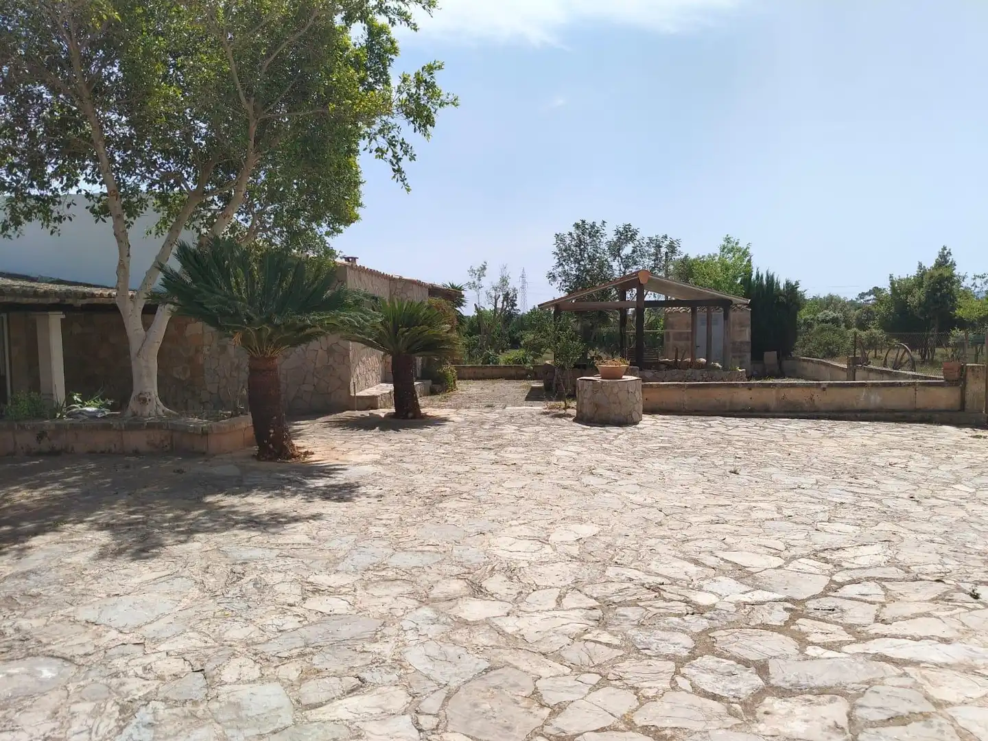 Garten von Haus oder Chalet zur Miete in Sencelles mit Privatgarten, Terrasse und Abstellraum