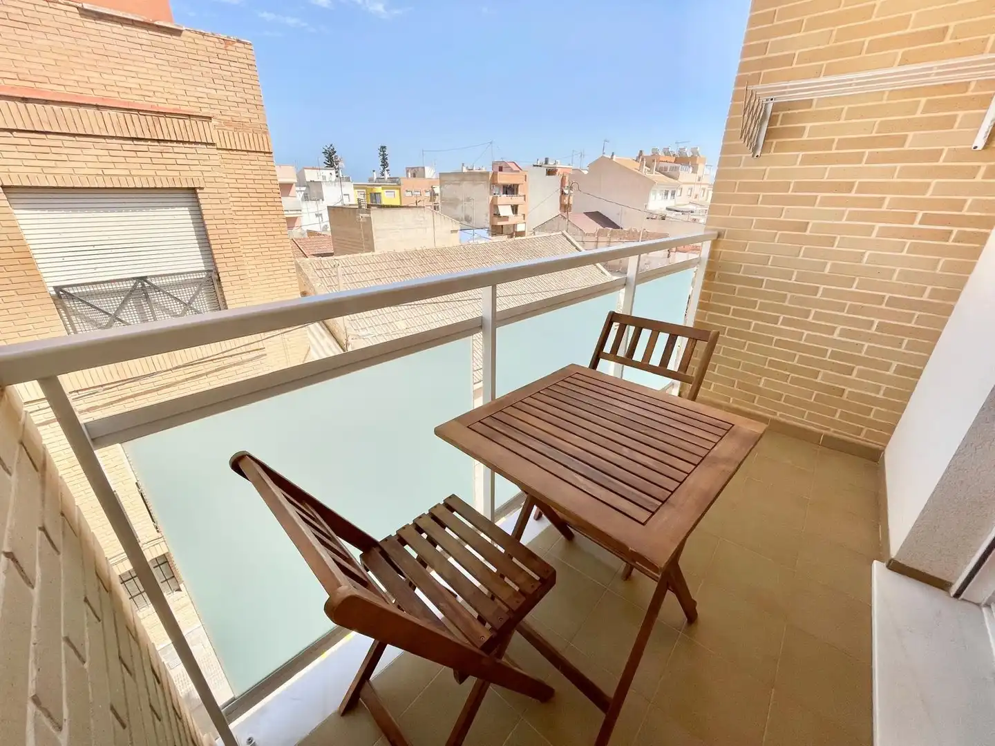 Terrassa de Apartament de lloguer en Los Alcázares amb Aire condicionat, Traster i Moblat