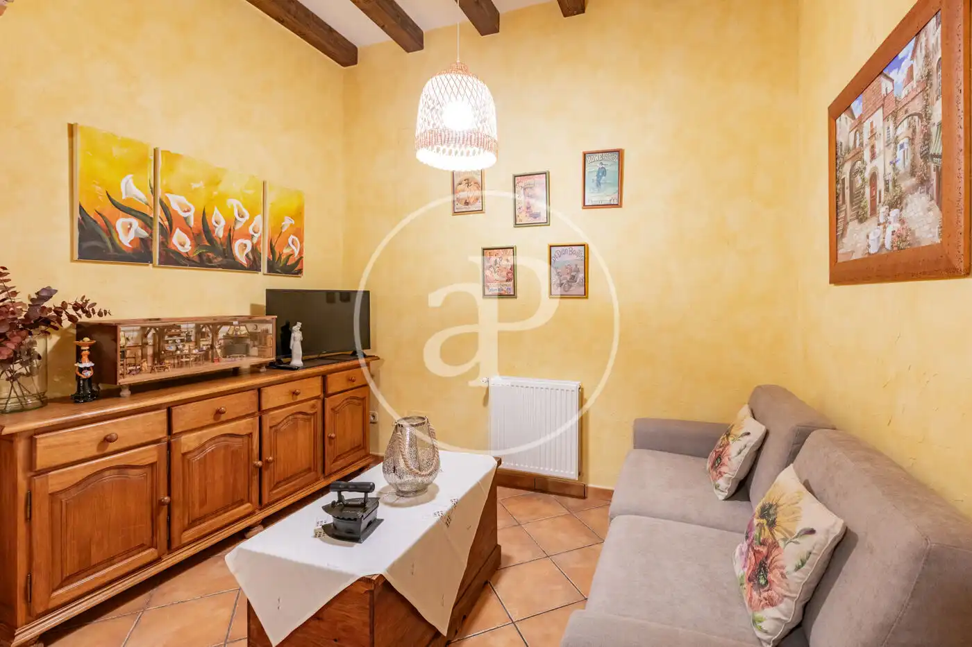 Living room of Detached homes for sale in Madrid  with Heating, Private garden and Terrace