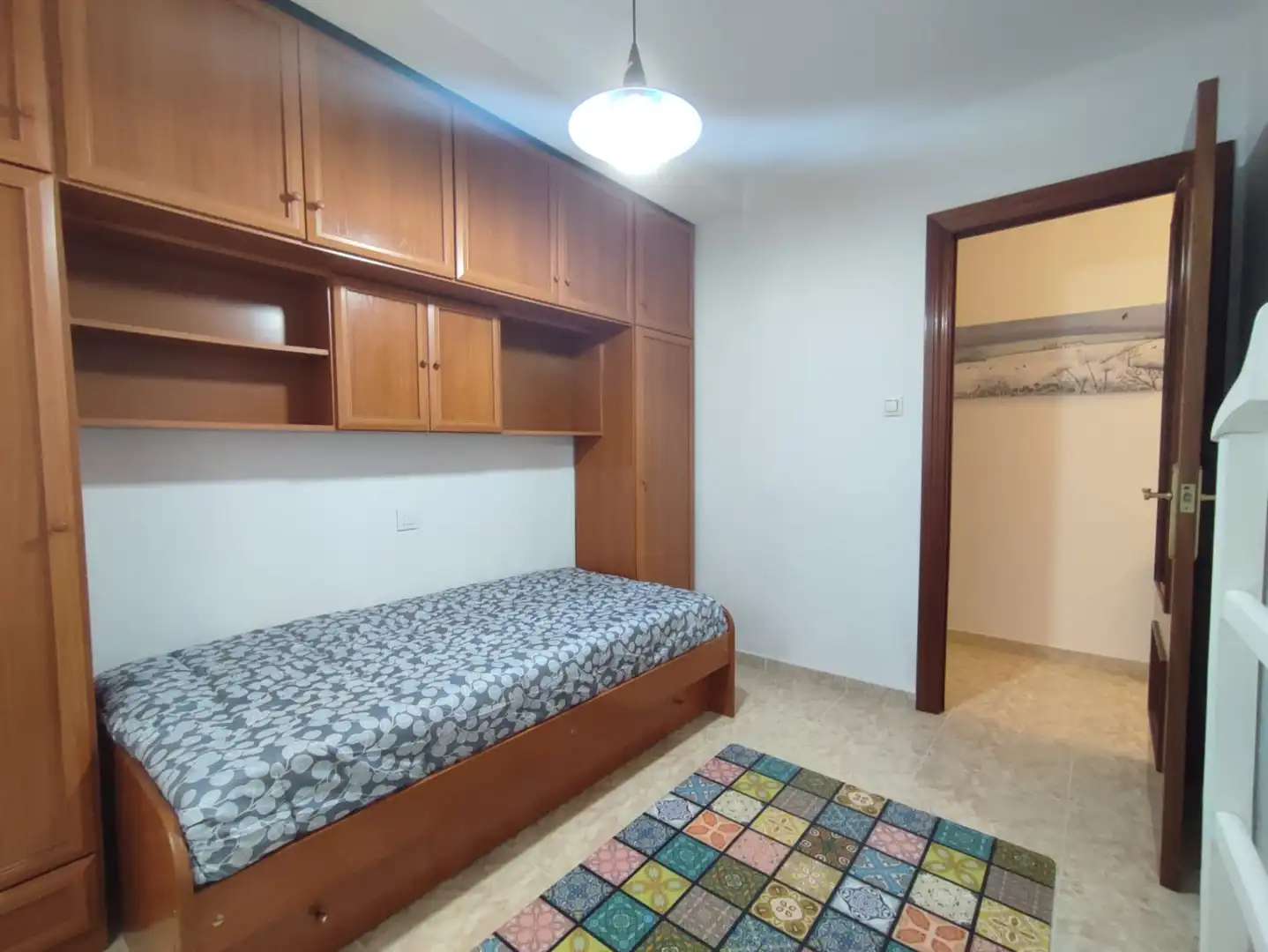 Schlafzimmer von Wohnung zur Miete in Gijón  mit Heizung und Möbliert