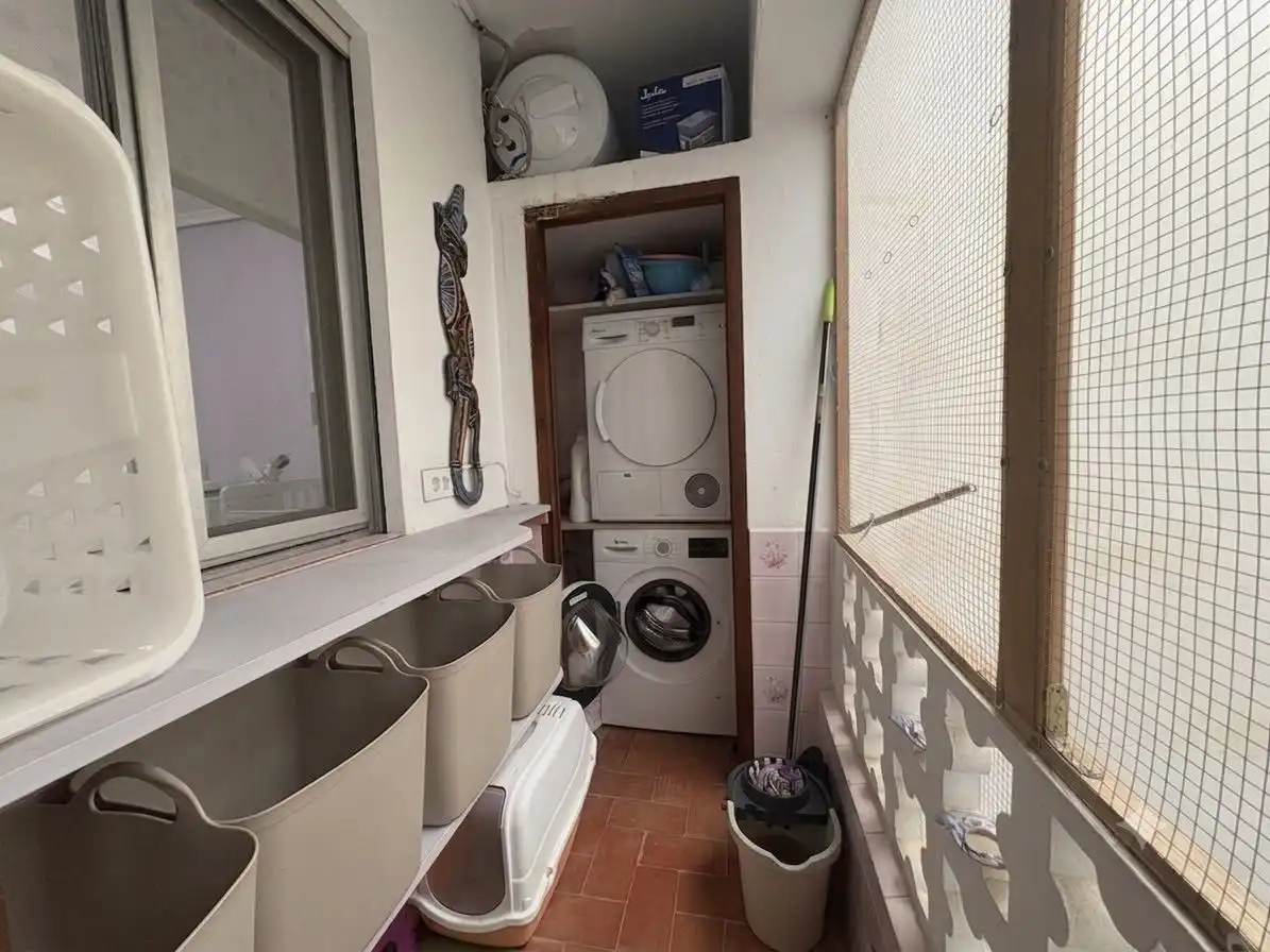 Balcony of Flat for sale in Sueca  with Air Conditioner and Storage room