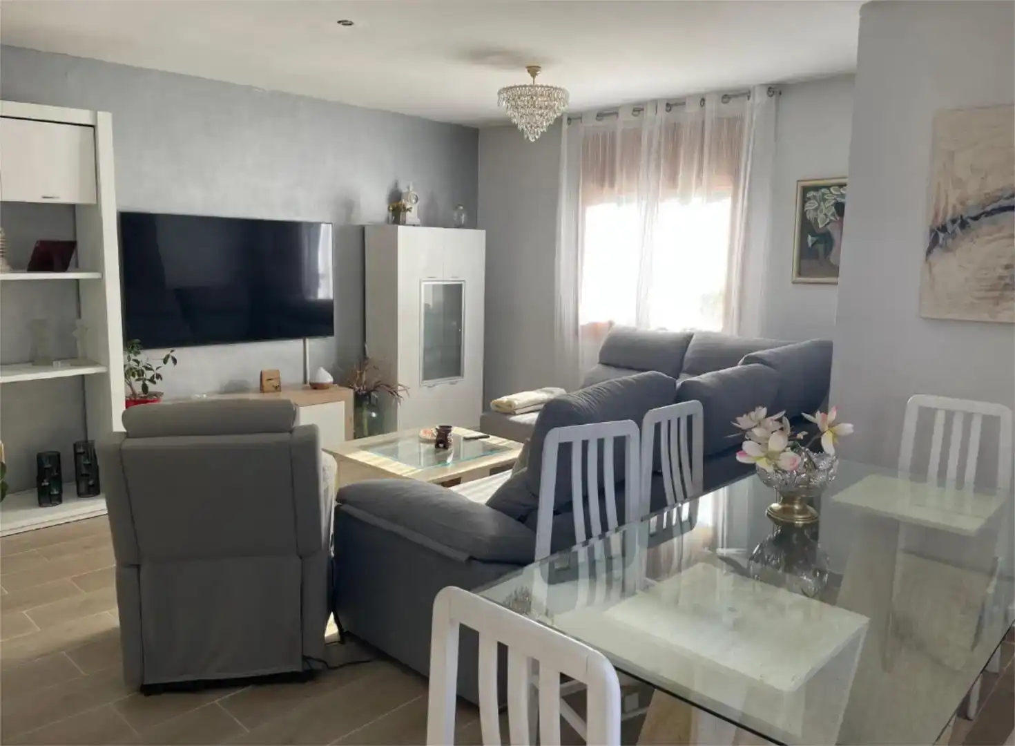 Wohnzimmer von Wohnung zum Verkauf in Alcañiz mit Abstellraum und Möbliert