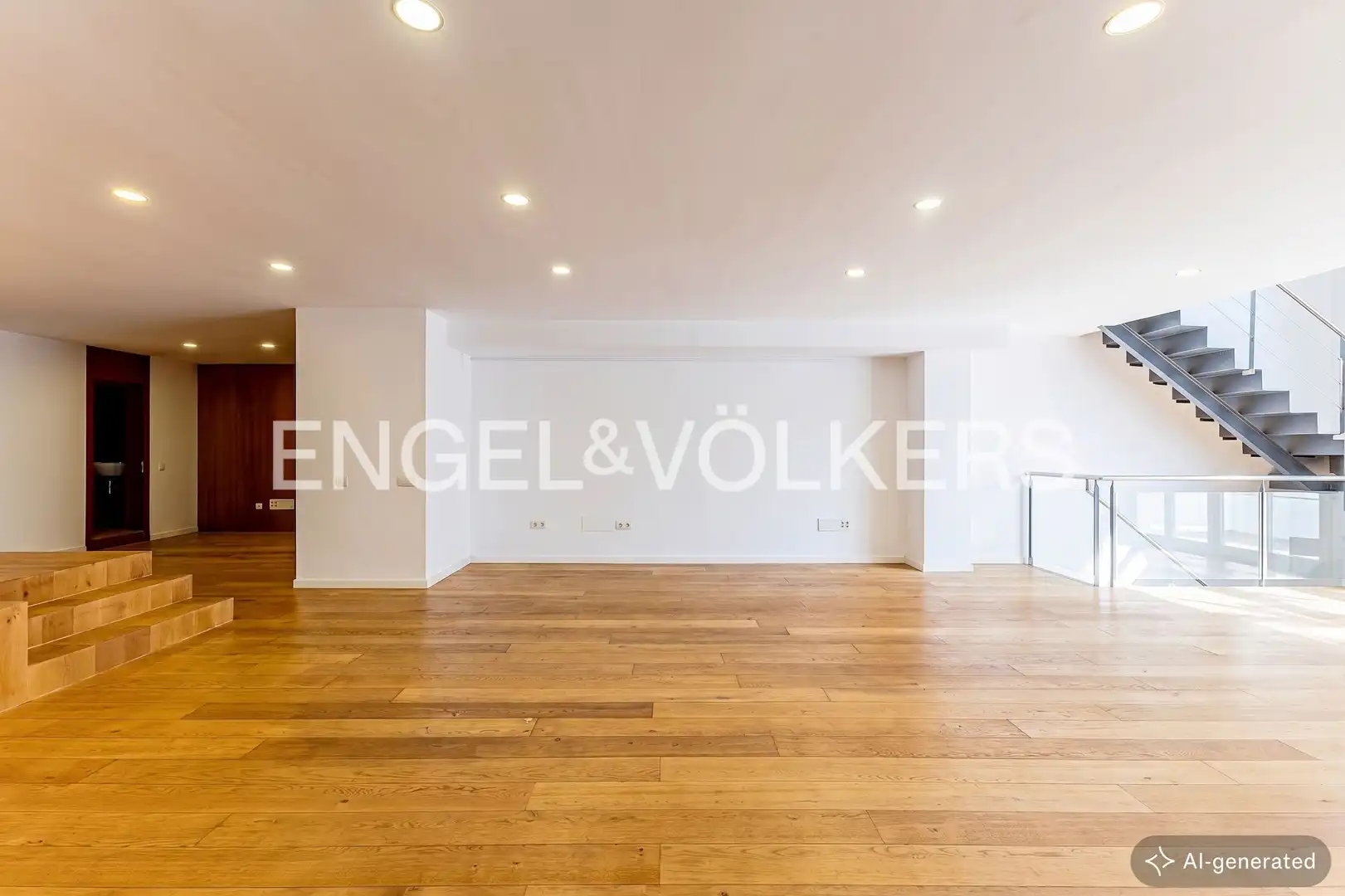 Wohnzimmer von Wohnung zum Verkauf in Barcelona mit Klimaanlage, Heizung und Parkett