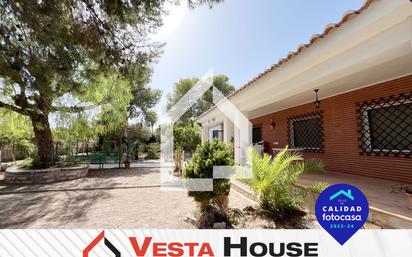 Exterior view of House or chalet for sale in San Vicente del Raspeig / Sant Vicent del Raspeig  with Private garden, Terrace and Swimming Pool