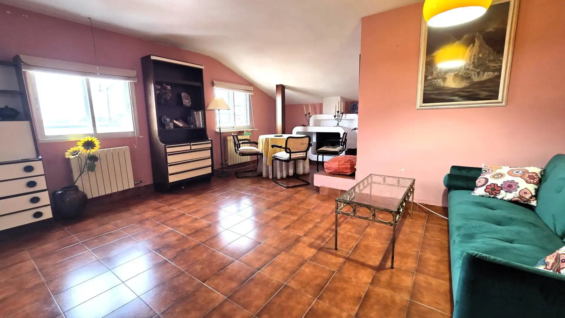 Sala de estar de Piso en venta en Ávila con Calefacción y Amueblado