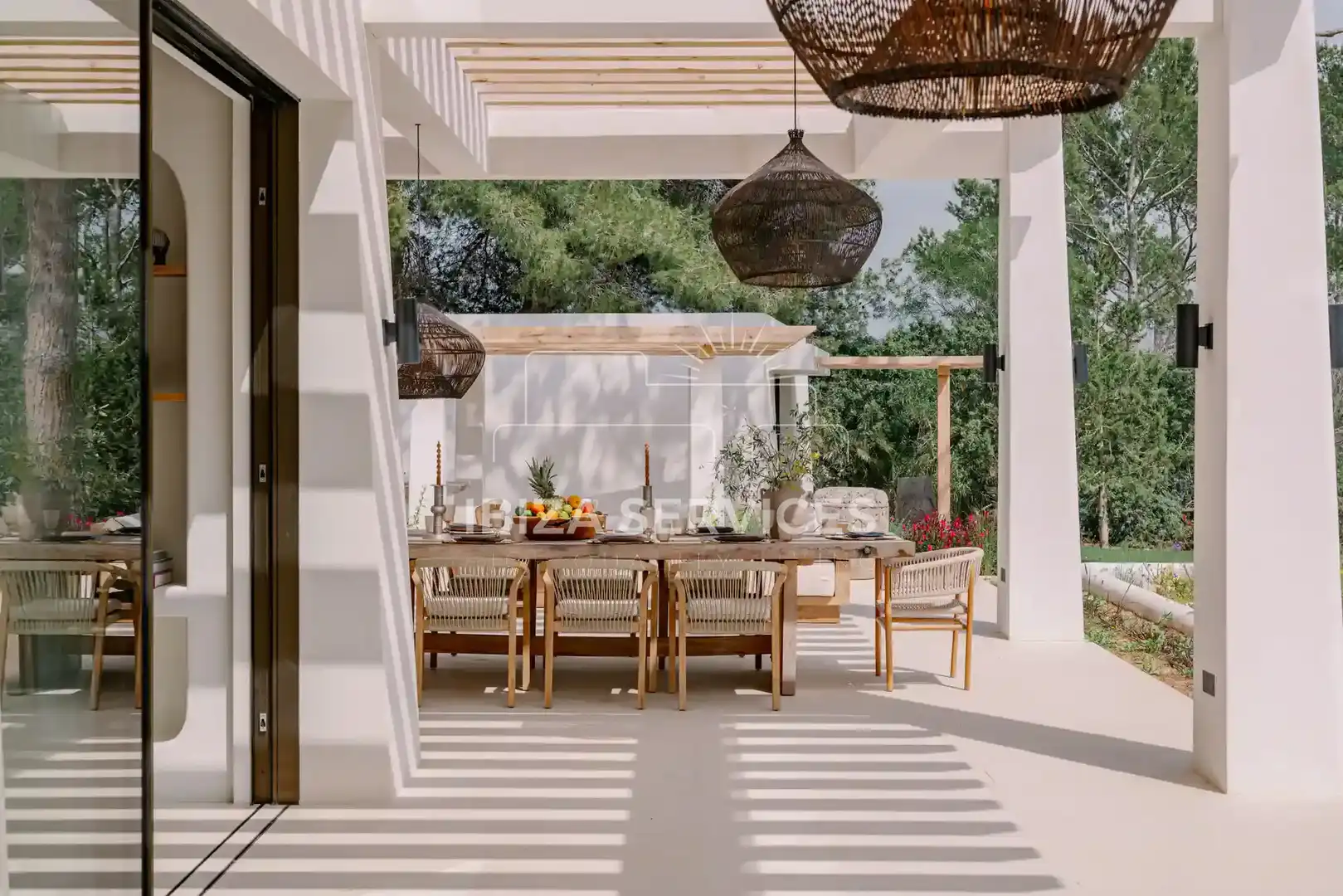 Terrasse von Haus oder Chalet zum Verkauf in Santa Eulària des Riu mit Klimaanlage und Schwimmbad