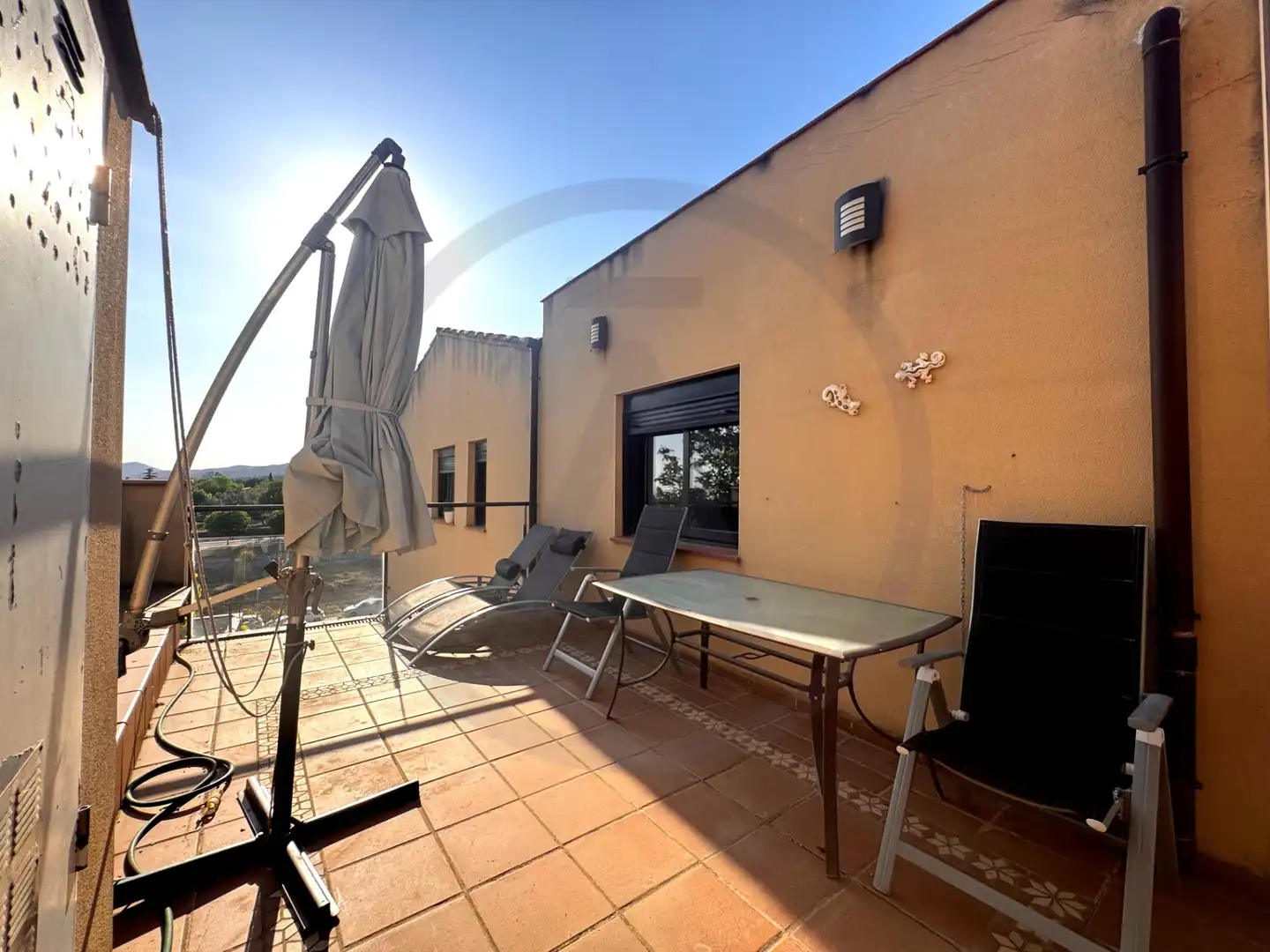 Terrasse von Wohnung zum Verkauf in Matadepera mit Heizung, Parkett und Terrasse
