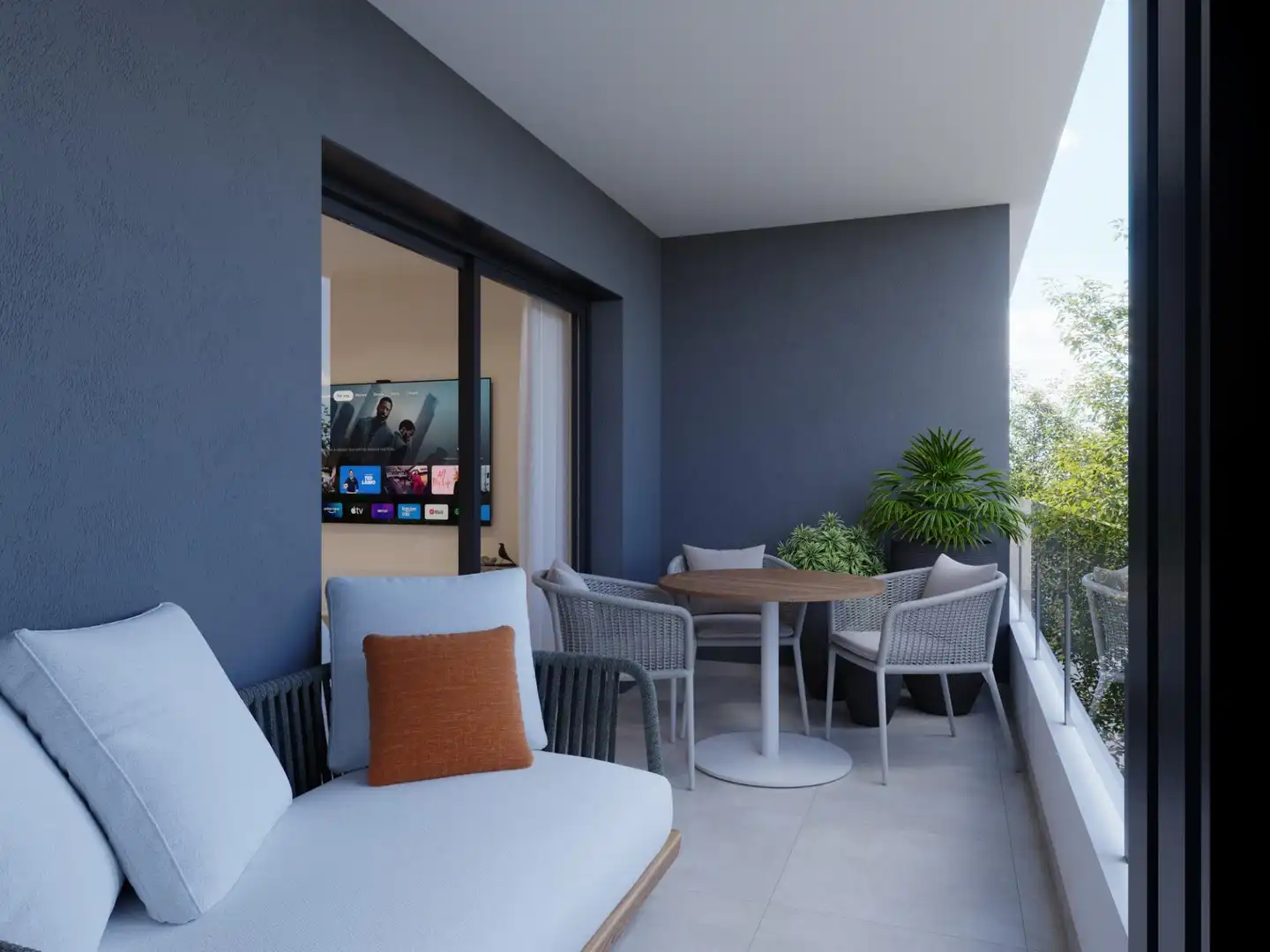 Terrassa de Apartament en venda en Alicante / Alacant amb Aire condicionat, Calefacció i Terrassa