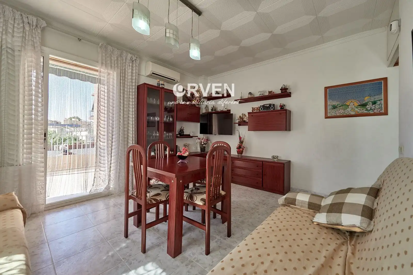 Sala de estar de Piso en venta en Torredembarra con Aire acondicionado, Calefacción y Terraza