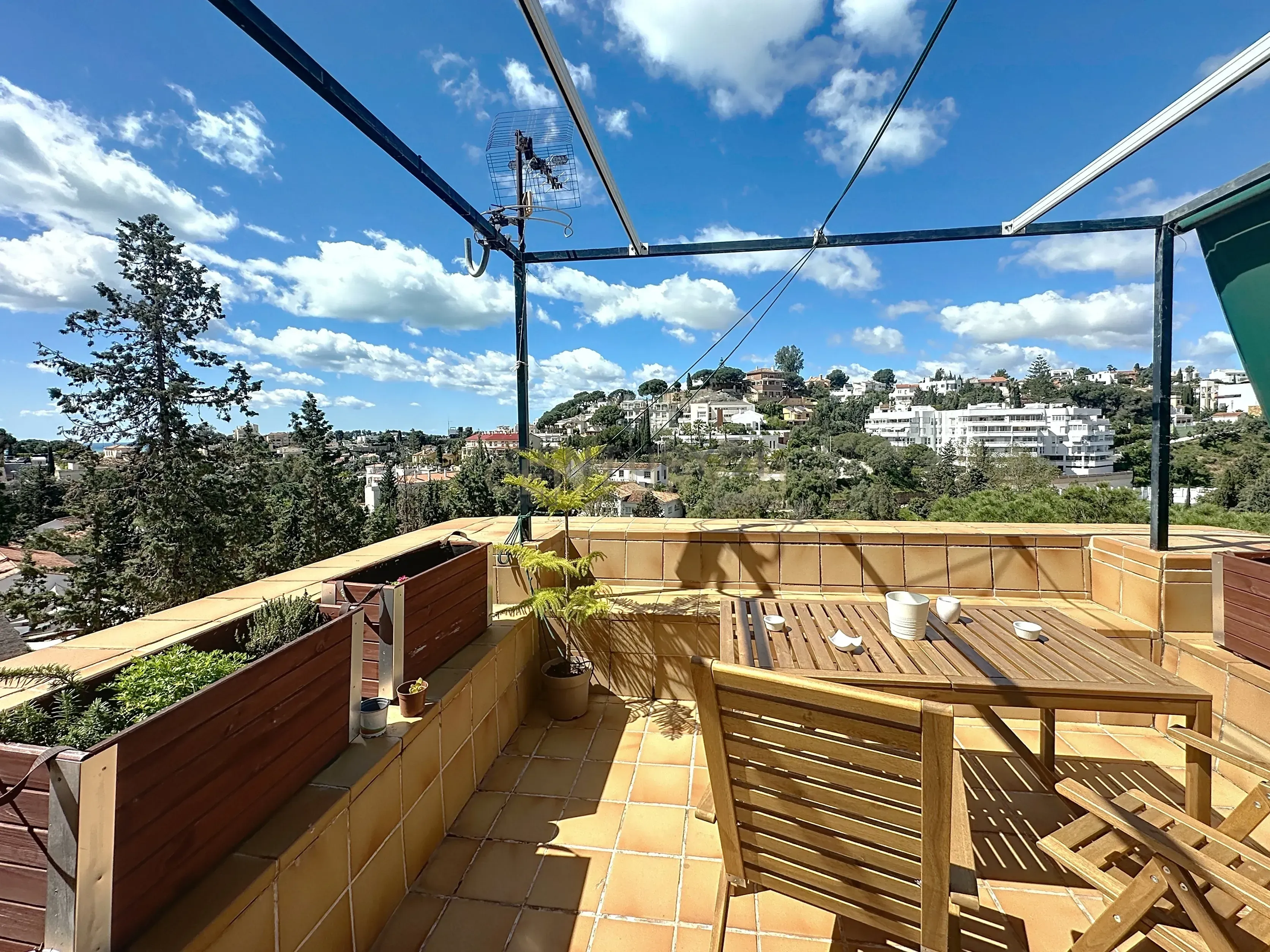 Terrassa de Apartament en venda en Málaga Capital amb Jardí privat, Traster i Piscina comunitària