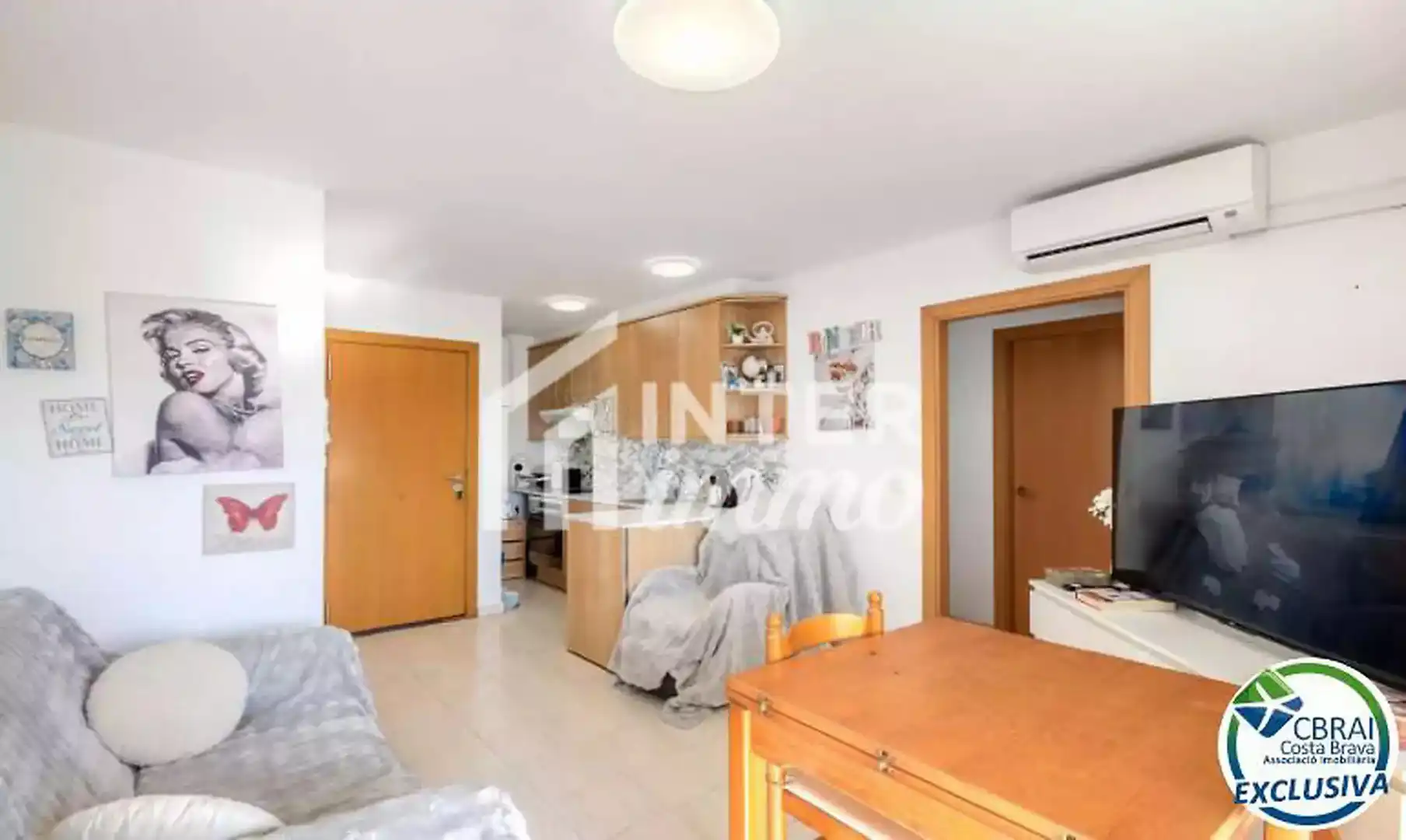 Bedroom of Flat for sale in Roses  with Air Conditioner and Terrace