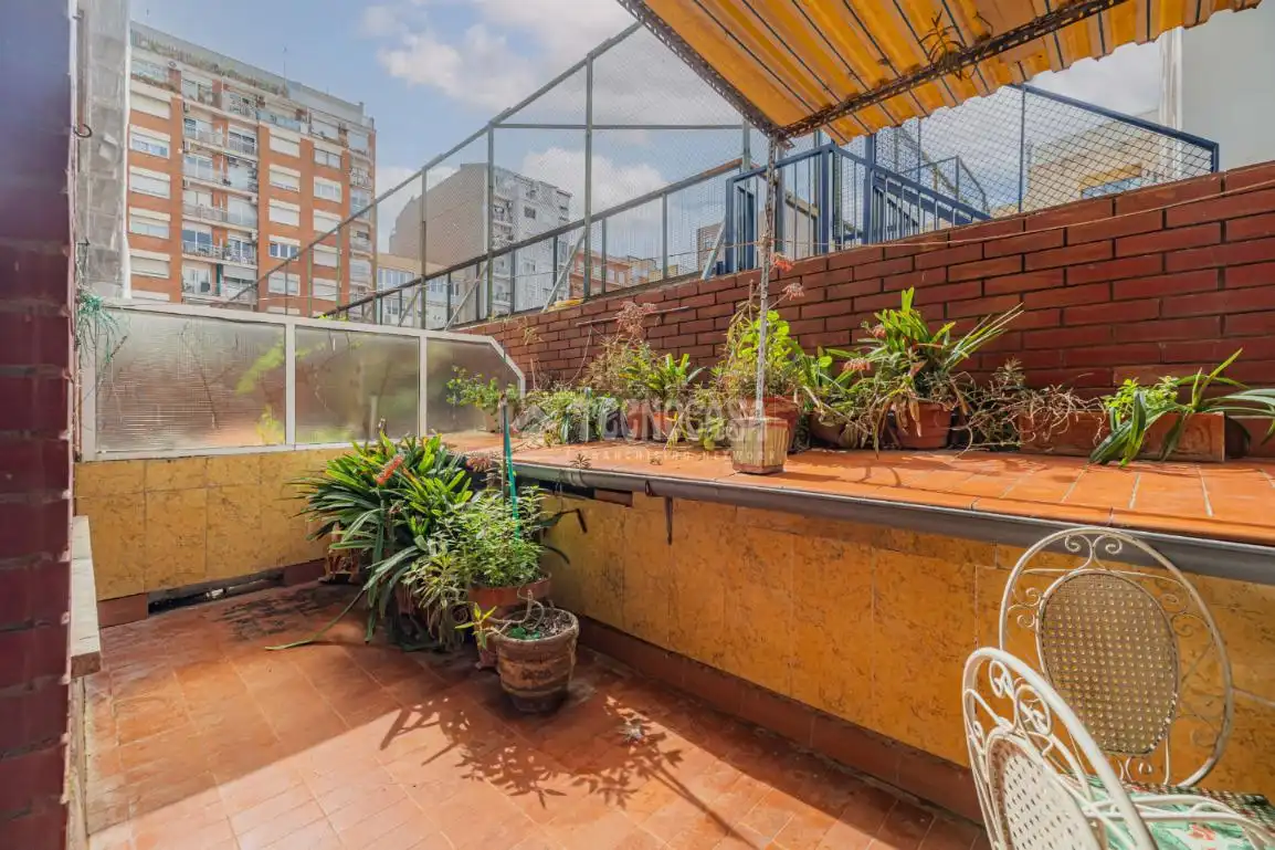 Terrace of Flat for sale in  Barcelona Capital  with Private garden, Terrace and Balcony