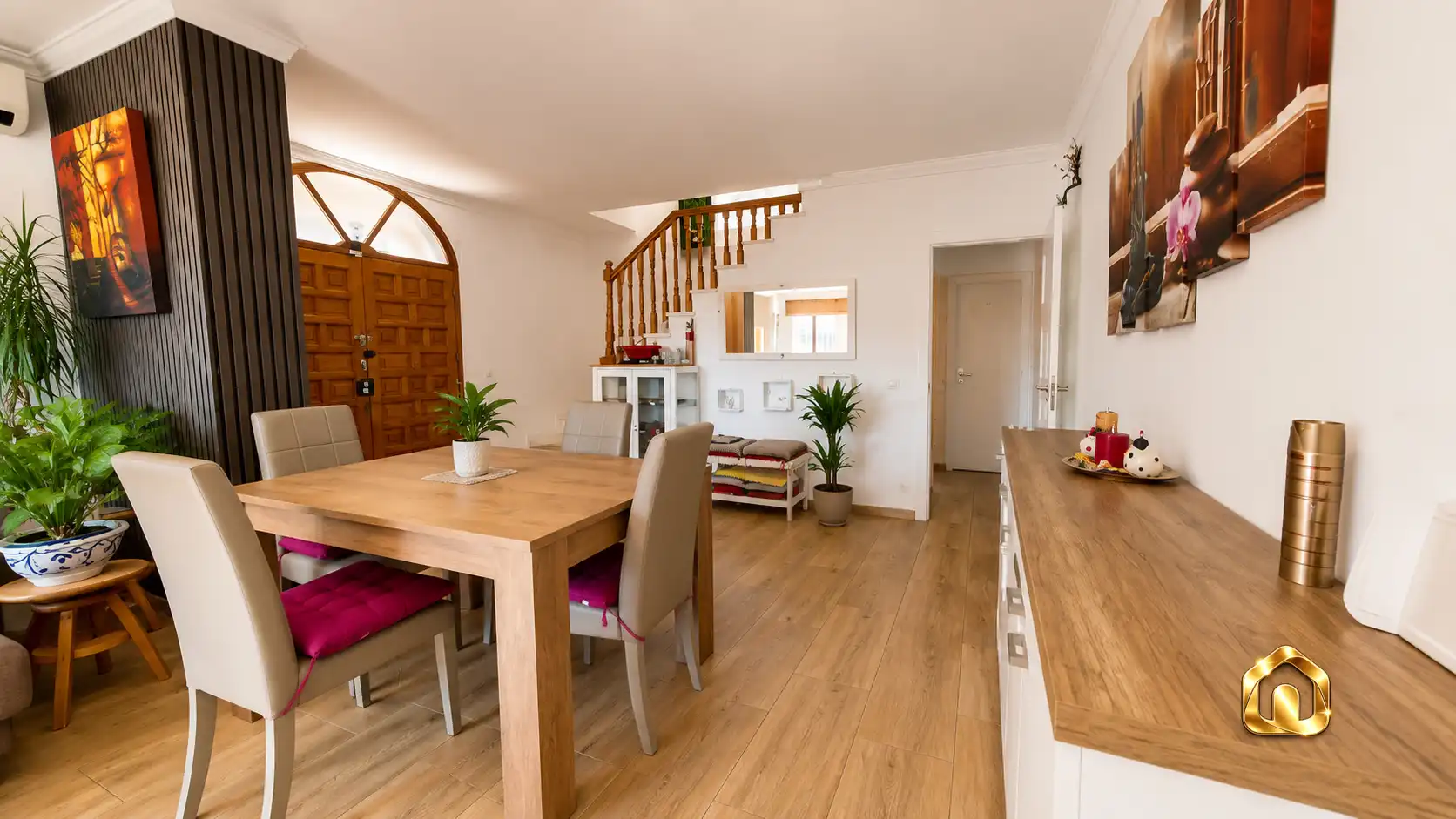 Comedor de Casa o chalet en venta en Sant Fost de Campsentelles con Aire acondicionado, Jardín privado y Terraza