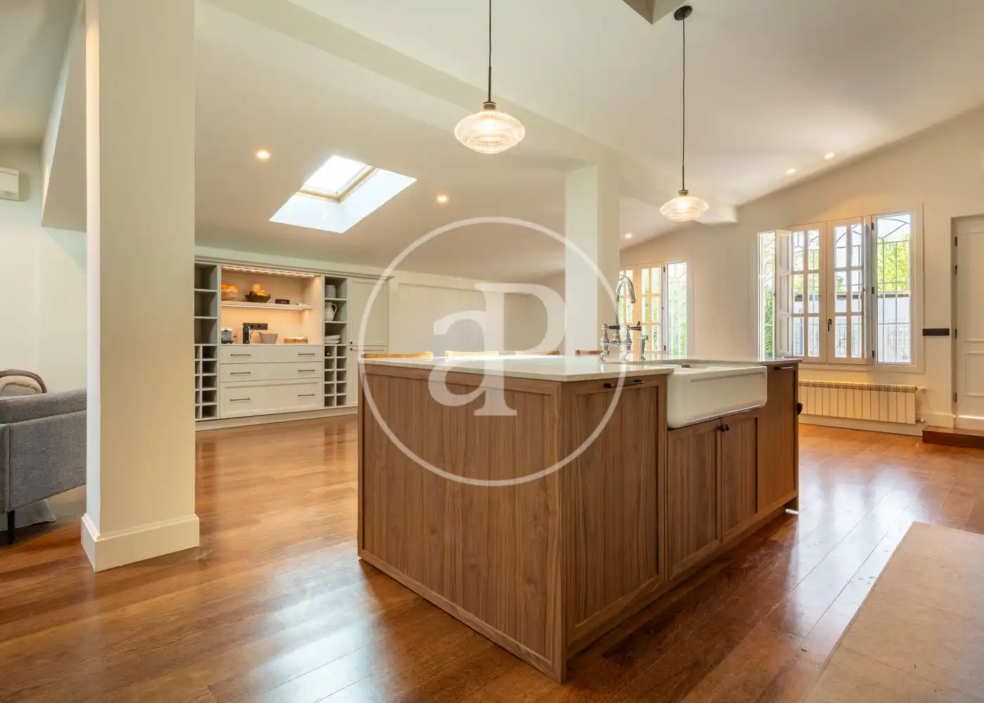 Cocina de Casa o chalet de alquiler en Madrid con Aire acondicionado, Calefacción y Jardín privado