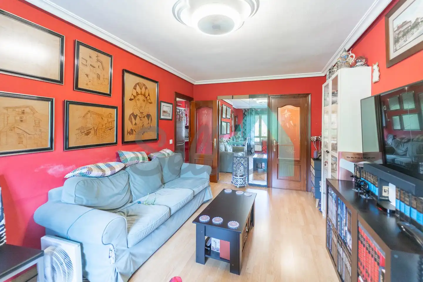 Wohnzimmer von Wohnung zum Verkauf in Mieres (Asturias) mit Heizung, Abstellraum und Möbliert