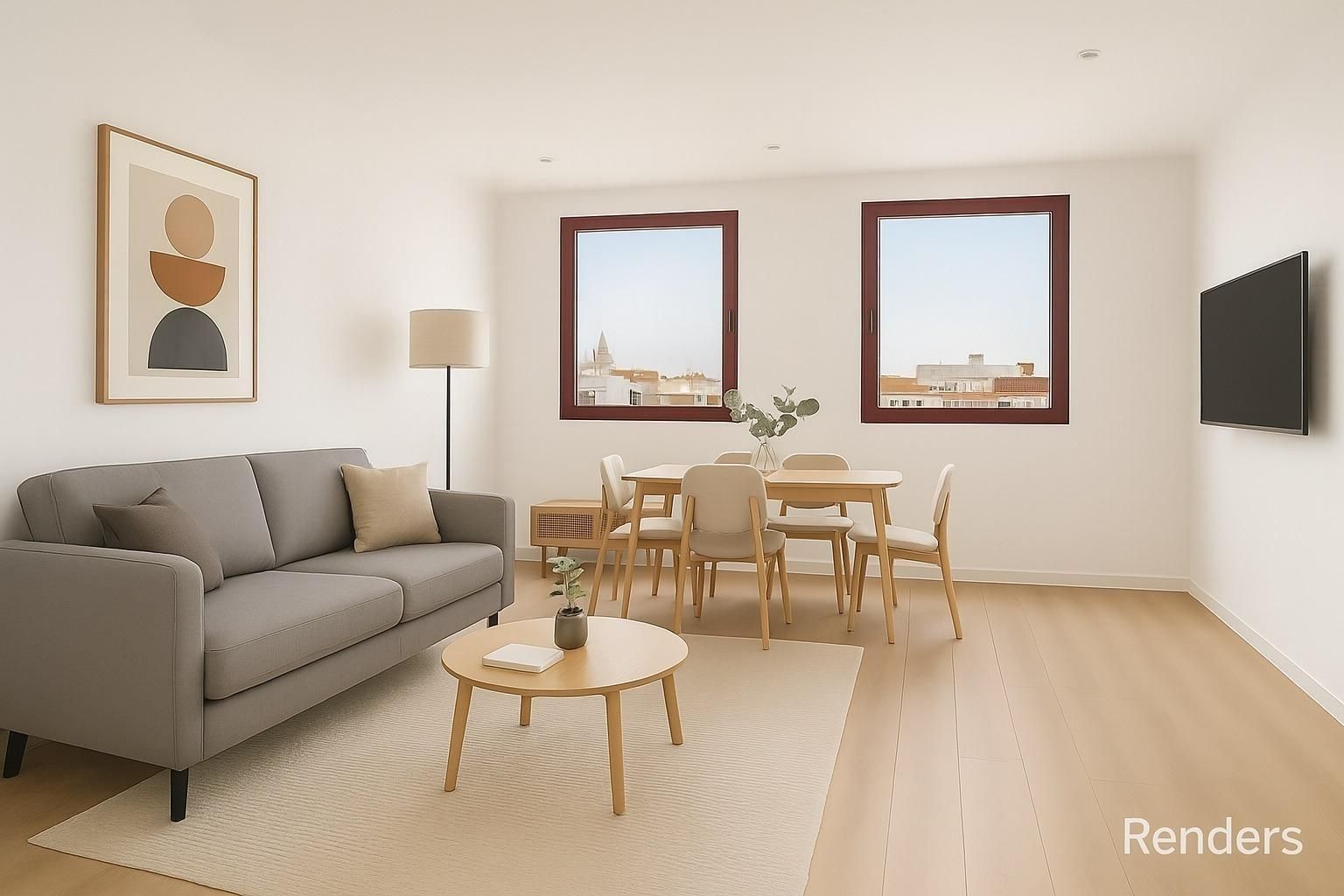 Sala d'estar de Pis en venda en  Palma de Mallorca amb Aire condicionat