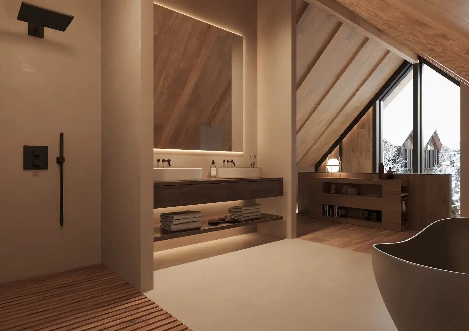Duplex di nuova costruzione con terrazza in vendita a Arties, imagen 8