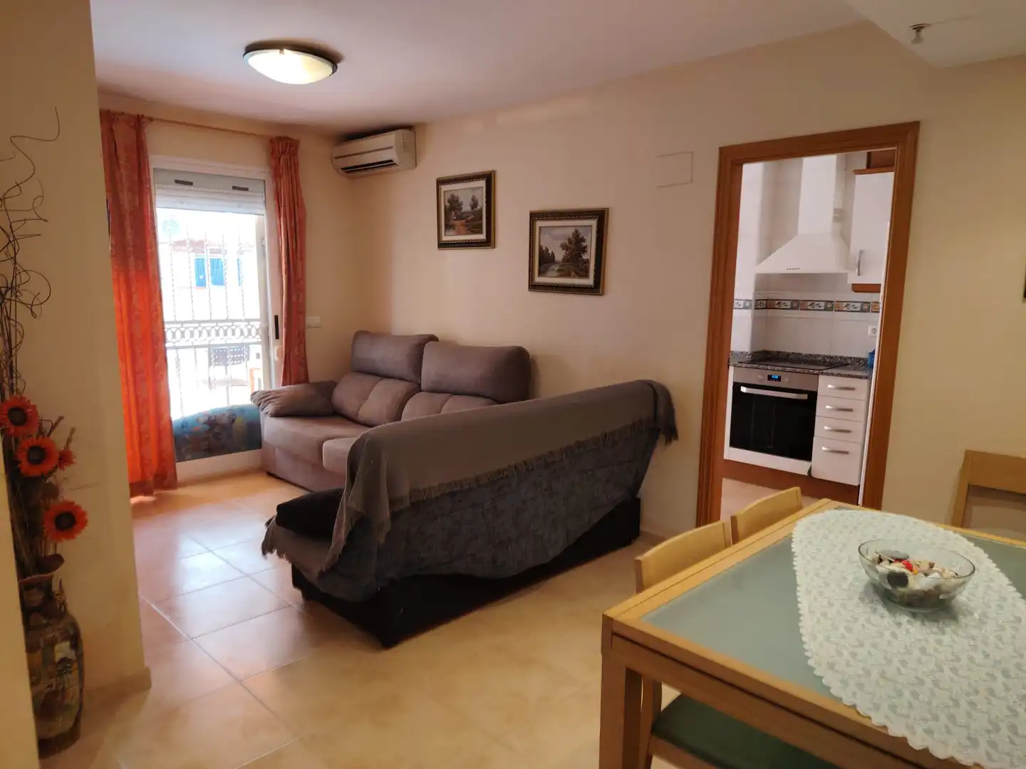 Wohnzimmer von Wohnung zum Verkauf in Canet d'En Berenguer mit Klimaanlage, Heizung und Terrasse