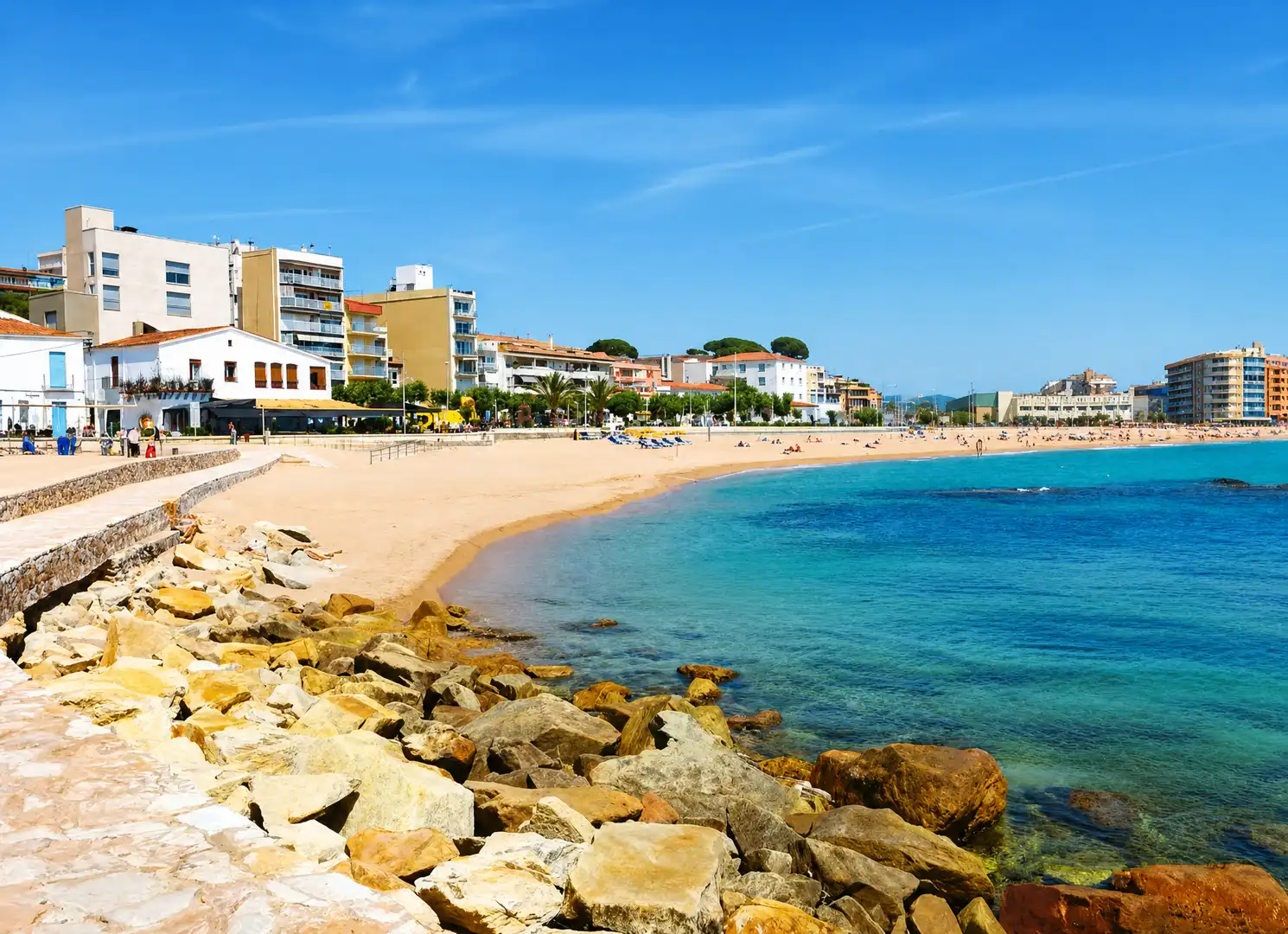 Vista exterior de Piso en venta en Blanes con Terraza y Amueblado