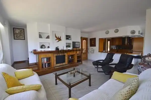 Sala d'estar de Casa adosada en venda en Calvià amb Aire condicionat, Jardí privat i Terrassa
